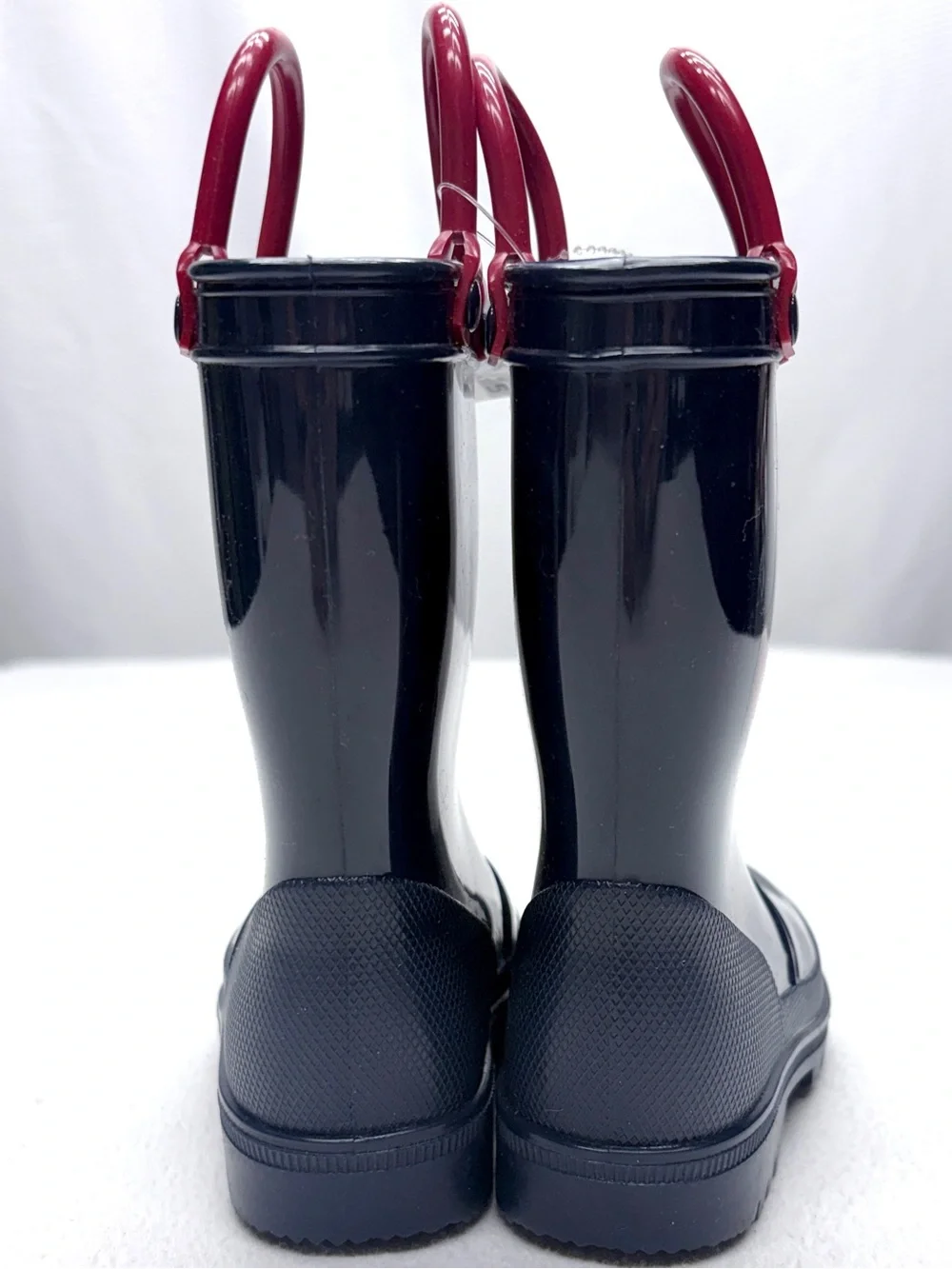 Nautica Everett Rain Boots Kids 5T Navy Red Anchor NWT